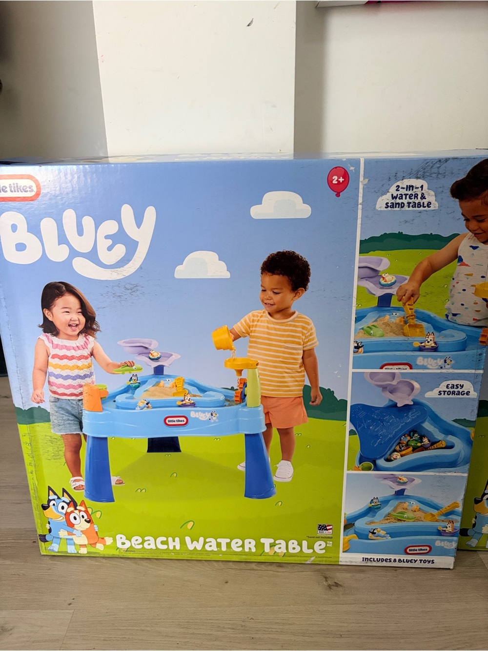 Little Tikes Bluey Water Table with 6 Accessories Kids Outdoor Play